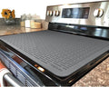 YUHFERA Stove Top Cover for Electric Stove - Silicone Stove Mat for Glass Top, Glass Cooktop Protector, XL Dish Drying Mats For Kitchen,Oven Covers for Electric Stove (Gray,30 x 21)