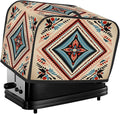 Bohemian Ethnic Aztec Western 2 Slice Toaster Cover Dust And Fingerprint Bread Maker Cover Bakeware Protector Washable Appliance Covers Kitchen Accessories For Home Kitchen Women Gift