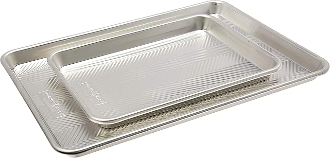 Nordic Ware Prism Baking Half and Quarter Sheet, Natural