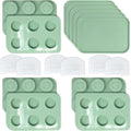 Benty Cakes – The Original Cake Puck Baker Bundle – Better than a Cake Pop! Make Chocolate Covered Dessert – BPA Free Silicone – Includes 3 Mold Sets + 5 Trays + 6 Scrapers – Green