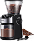 SHARDOR Burr Coffee Grinder Electric with 32 Grinding Sizes Bundled with SHARDOR 10-Cup Coffee Maker, Programmable Drip Coffee Machine with 2–10 Cup Setting