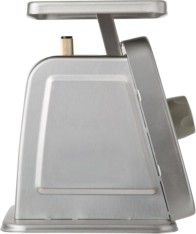 Taylor Mechanical Portion Control Kitchen Scale, Food Scale for Precise Weight Measuring and Portion Control, Rotating Dial Tare Function, NSF, TS32 32OZ, Stainless Steel Platform