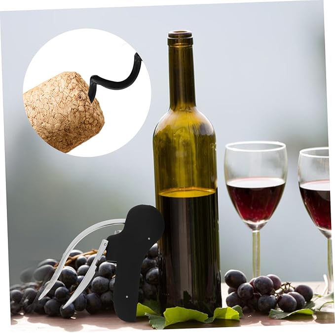 SHOWERORO Corkscrew Wine Opener Lever Pump Manual Handheld Corkscrew for Wine Bottles Easy to Use