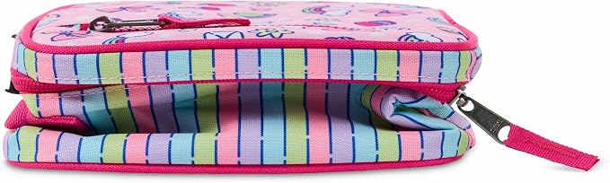 PackIt Freezable Classic Lunch Box, Sweet Treats, Built with EcoFreeze Technology, Collapsible, Reusable, Zip Closure With Zip Front Pocket and Buckle Handle, Designed for Fresh Lunch On the Go