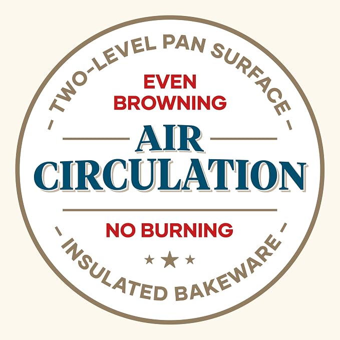Farberware Golden Bake Bakeware Nonstick Round Cake Pan Set, 2-Piece, Gray