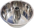 Fox Run Angel Food Cake Pan, Stainless Steel, Removable Bottom, 10" x 5" | Bake Bundt Cakes & Angel Food Cakes | Durable Stainless Steel Tube Cake Pan | Consistent Results | Essential Baking Pan