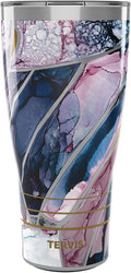 Tervis Traveler Inkreel Butterfly Wing Triple Walled Insulated Tumbler Travel Cup Keeps Drinks Cold & Hot, 30oz, Stainless Steel