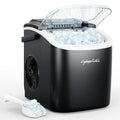 CyberChill Ice Makers Countertop, Portable Ice Machine, 6 Mins Fast Ice, 26 lbs Per Day, Self-Cleaning with Ice Basket & Scoop, for Camping, RV, Kitchen, Home, Office