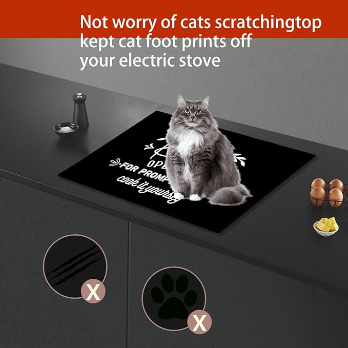 Stove Cover Stove Covers For Electric Stoves Foldable Multipurposeglass Top Protector Thick Natural Rubber Anti-Slip Coating Expands Usable Space (27.9x20 Black) (Bees 2)