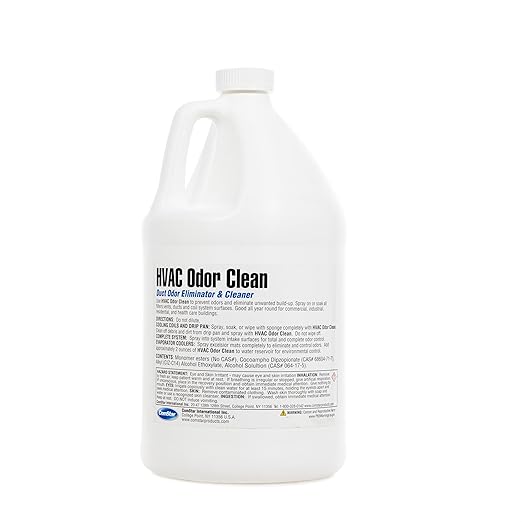 HVAC Odor Clean, Odor Eliminator & Cleaner with A Powerful Spray & Pleasant Spearmint Scent, Works Fast to Eliminate Unwanted Odors for Long Periods, Made in USA, 1 Gallon (90-651)