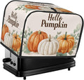 Toaster Cover 2 Slice Pumpkin Thanksgiving Fall Autumn Kitchen Small Appliance Covers with Pockets Dust and Fingerprint Protection