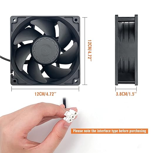 Upgraded 2-Pack Temp Meat Probe & Precision Control Fan Replacement Replacement for Char-Griller, with Probe Grommets and Probe Clip