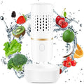 Cudinham Fruit and Vegetable Purifier Cleaner Washing Machine Capsule Shape Disinfection OH-ion Purification Technology for Cleaning Veggie Grains Rice Meat Seafood, White