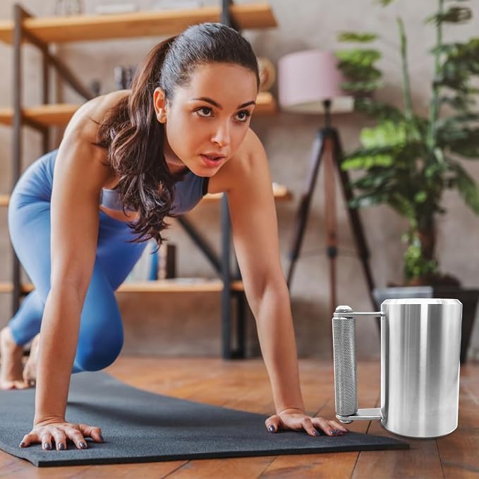 Heavy Mug,Weighted Mug 18LB/8KG,300ML Dumbbell Cup 8KG,Tainless Steel Cups,Overweight Dumbbell Fitness Sports Water Cup,Coffee Mug,Prank Gift