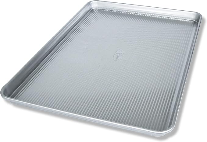 USA Pan Extra Large and Half Sheet Baking Pans | Commercial Grade Aluminized Steel Bakeware