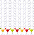 Rtteri 500 Pcs Mini Martini Glasses Plastic 2 Oz Disposable Mini Margarita Cups Clear for Weddings Party Wine Cocktails Drinks Desserts (Martini)