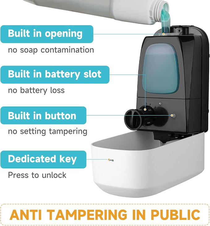 AIKE GentleAir Warm Hand Dryer& Automatic Soap Dispenser, Model AK2637 & AK1226S White