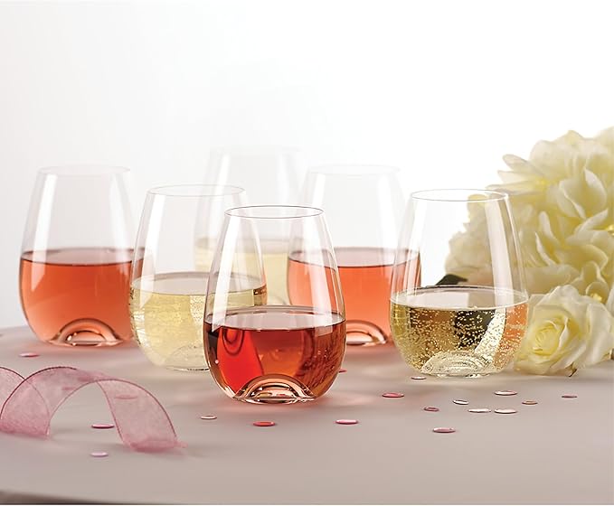 Lenox Tuscany Classics Stemless Glass Set, Buy 4 Get 6, 2.6 LB, Clear