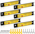 UCINNOVATE 8” Magnetic Tool Holder, 6 Pack Heavy Duty Magnetic Screwdriver Organizer Tool Holder Strips, Magnetic Strip Holder Workbench Storage, Magnet Tool Organization Bar for Wall Garage Wrenches