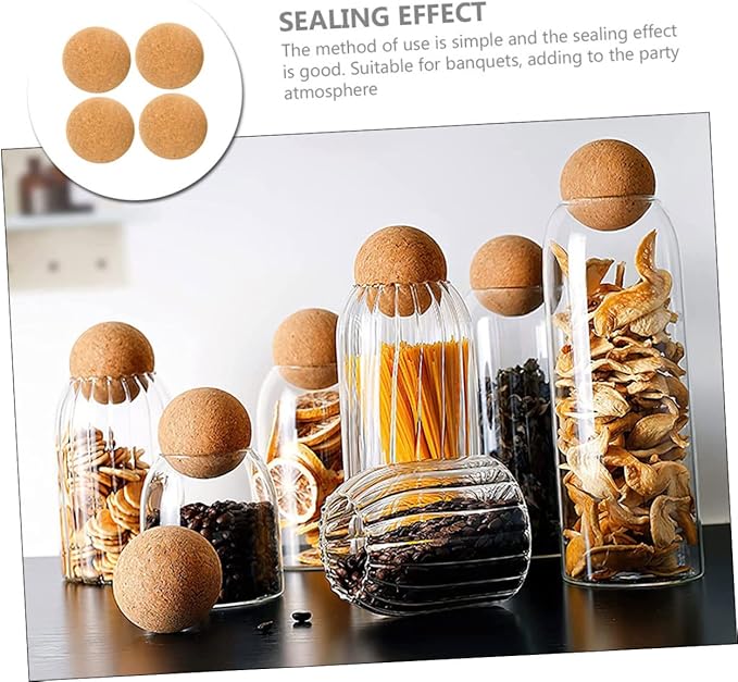 Mikinona 8pcs Wine Cork Stoppers Replaceable Corks for Bottles and Easy to Use Wine Accessories for Parties and Gatherings Natural Design