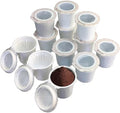 240 iFillCup Fillable K Cups - Ultrafine Filter for Sediment-Free Brew, Universal K Cup Brewer Compatibility, DeepBrew Filter Holds 50% More Coffee for Insanely Rich Brews (White)