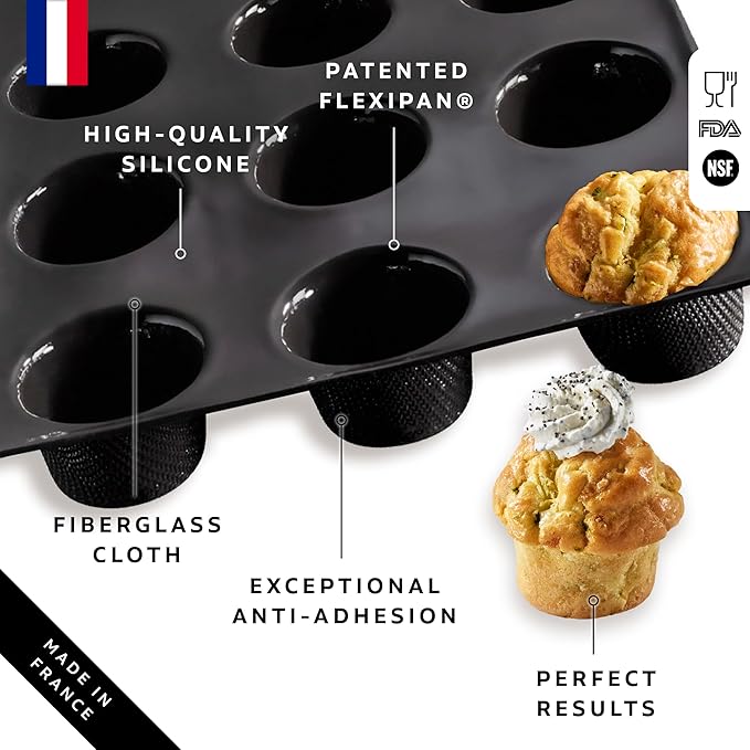 Silpat Flexipan Muffin Mold - Thumbnail 4