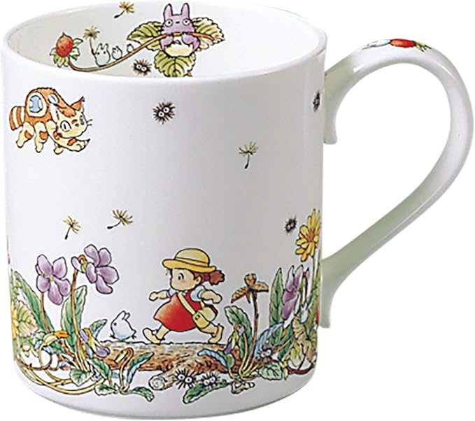 Noritake T97265/4660-3 Noritake My Neighbor Totoro 400cc Snake Strawberry Hen Microwave Safe 1 Piece Bone China Mug