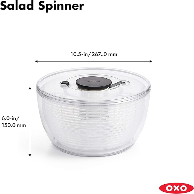 OXO Good Grips Large Salad Spinner + Swivel Peeler Bundle