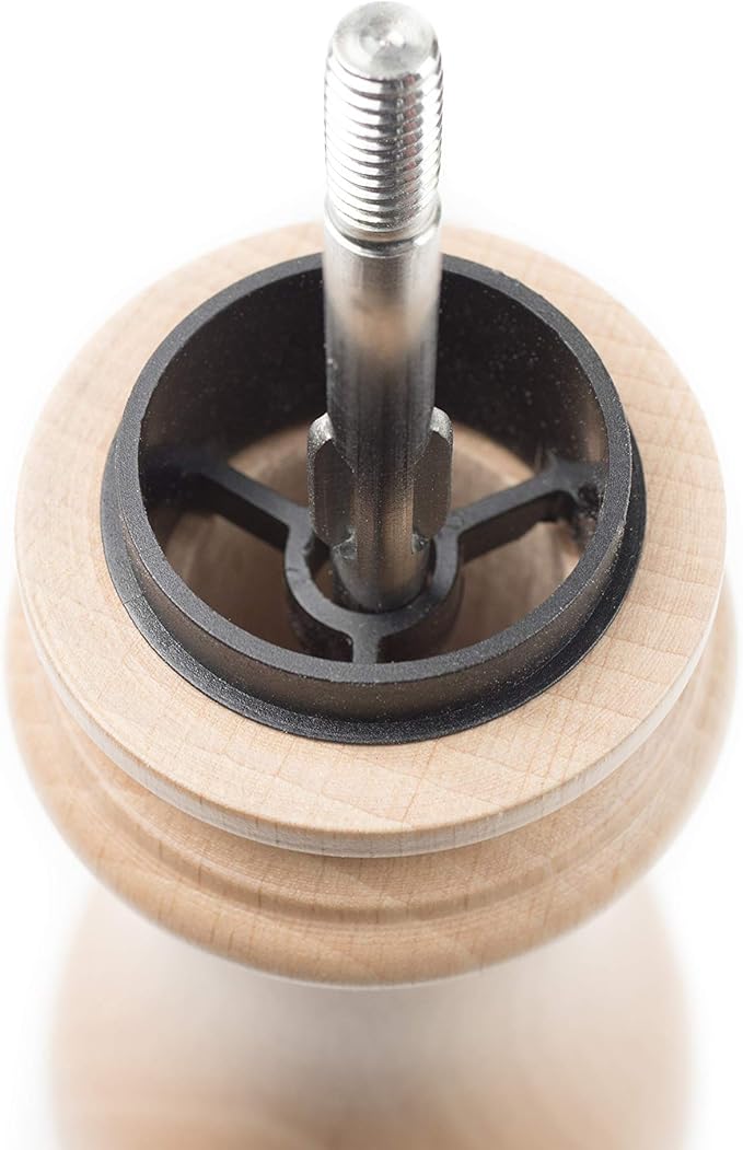 u'Select manual pepper mill in natural wood, 18 cm