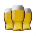 TOSSWARE POP 18oz Pint SET OF 12, Premium Quality, Recyclable, Unbreakable & Crystal Clear Plastic Beer Glasses