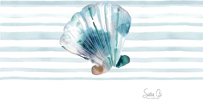 Tervis Sara Berrenson - Ocean Keepsakes Scallop Made in USA Double Walled Insulated Tumbler Travel Cup Keeps Drinks Cold & Hot,