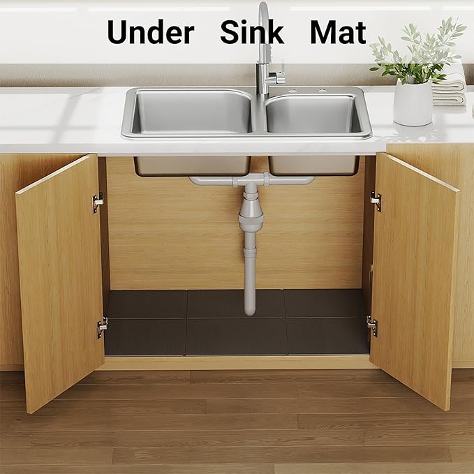 PABUSIOR Toolbox Liner 22" Wide: 3MM Thick Large Tool Box Drawer Liners for Under Sink - Non Slip Foam Heavy Duty Grip Cushion Cabinet Shelf Mats 22" W x 82" L Dark Gray
