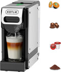 KOTLIE 19 Bar Single Serve Coffee Maker for K*cup, Nes Original,Dol*e Gusto,and Grounds, 34 Oz Reservoir with 7 Water Flow Settings, Ideal for Homes, Offices and RVs (ST-550)