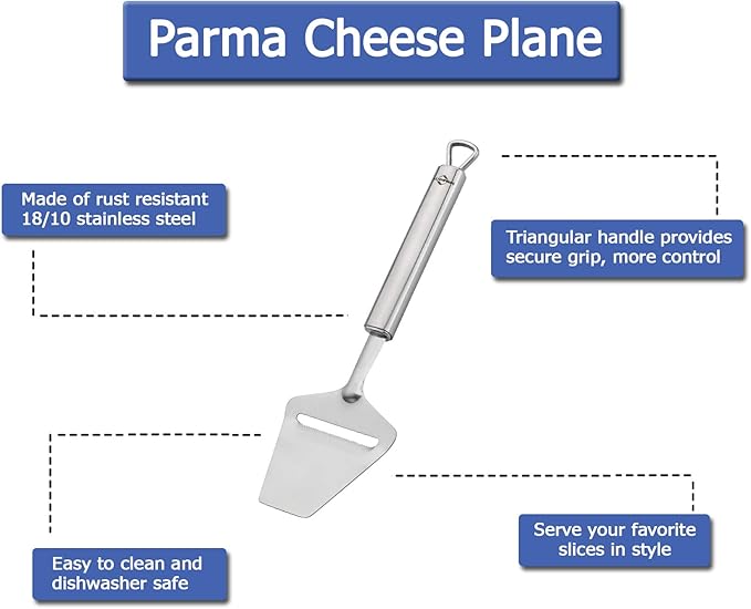 Küchenprofi Parma Cheese Plane, 10", Silver