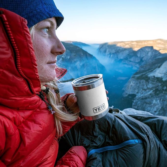 YETI Rambler 10 oz Lowball, Vacuum Insulated, Stainless Steel with Standard Lid
