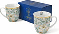STP GOODS Porcelain Mug 13.5 fl. oz. - Set of 2 in Gift Box Coffee Cup, Gift for Women and Men (Morris Garden) | Coffee Cup, Gift for Women and Men