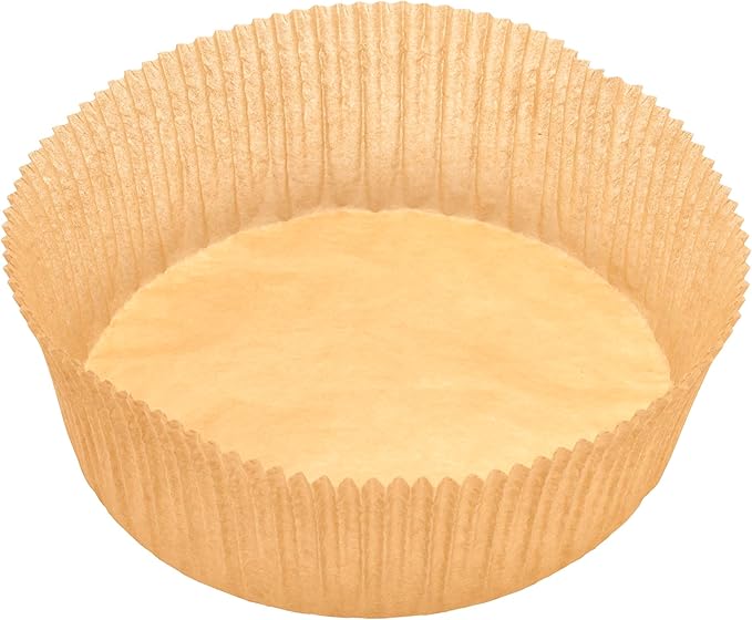 DecoPac 7" Cake Pan Liners, 100 Pack, Non-Stick Siliconized Greaseproof Paper, Round Baking Liner for Cakes and Pies, Parchment Paper Round Air Fryer Liner