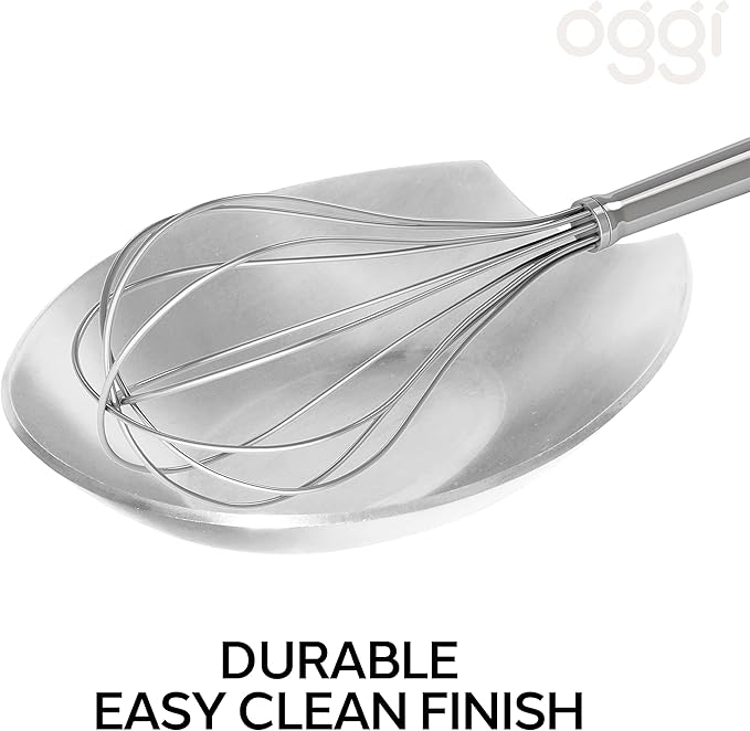 Oggi Stainless Steel Spoon Rest, 5.25 inch by 3.5 inch (7635.)