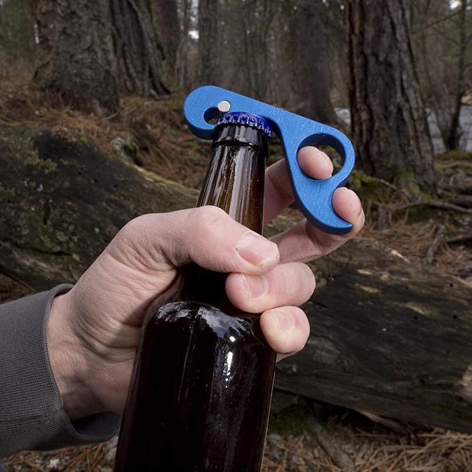 GrabOpener One Handed Grab Opener for Bottles, Blue