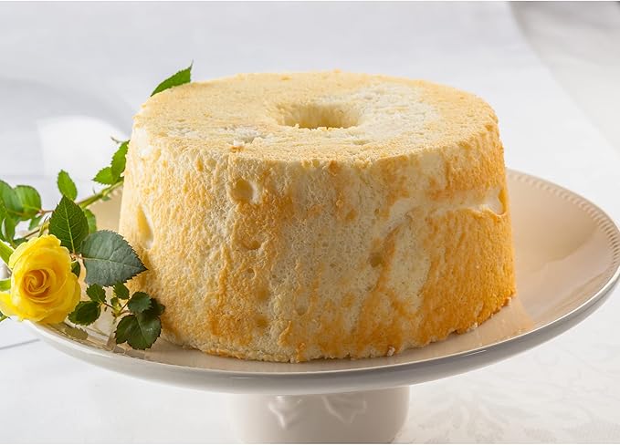 Fox Run Angel Food Cake Pan with Removable Bottom, Reinforced Aluminum, 9.75" Tube Cake Pan