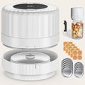 HTPOW Electric Mason Jar Vacuum Sealer - Fully Automatic Mason Jar Vacuum Sealer Kit for All Mason Jars with Regular Lids and Wide Mouth Lids, A Must-Have Tool for Canned Foods/Pantry - White