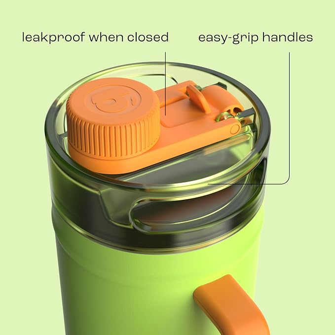 bubba 52 oz Insulated Stainless Steel Water Keg - Large Reusable Water Bottle Drinking Jug - Insulated Keg for Everyday Hydration, Lead-Free and BPA-Free, Glow Up