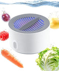Fruit and Vegetable Cleaner - 3-Minute Clean, Fruit Washer with Electrolysis Purifier Technology, Magnetic Charging, Portable Wireless Veggie Wash for Washing Fruits, Vegetables, Rice, Meat (1PCS)