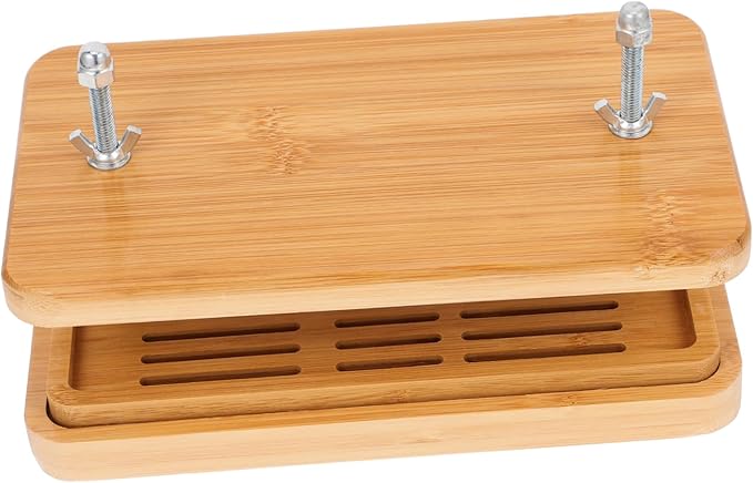 Homemade Tofu Making Presser Bamboo Tofu Presser for Soybean Curd Mold