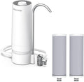 Waterdrop CTF-05 Water Filter for Sink Faucet, Countertop Water Filter System and Filter Life Reminder, Reduces Heavy Metals, Bad Odor, and 99% Chlorine, 8000 Gallons, 2 Filters