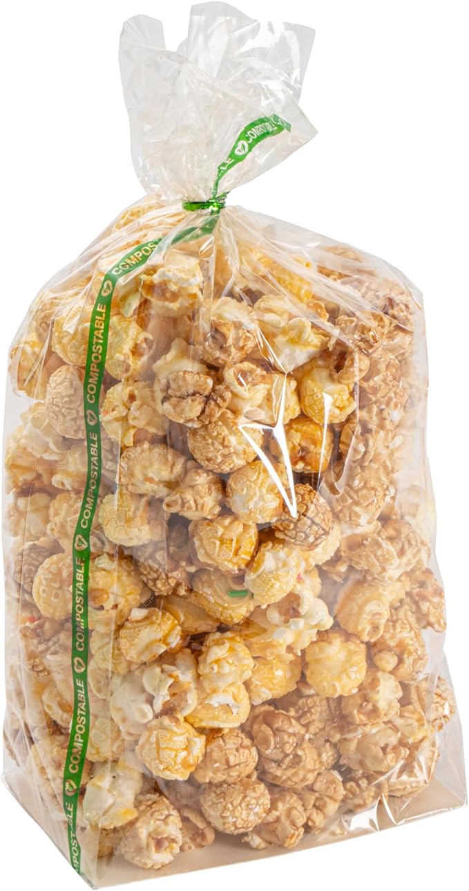 Resturantware Plastic Gusset Bags 100 Count 5" x 3" x 12" Wicker Dispensing Bottom Gusset Clear Plastic Bags Heat Sealable For Sourdough Bread Cookies Pastries Rolls For Home Bakers And Bakeries