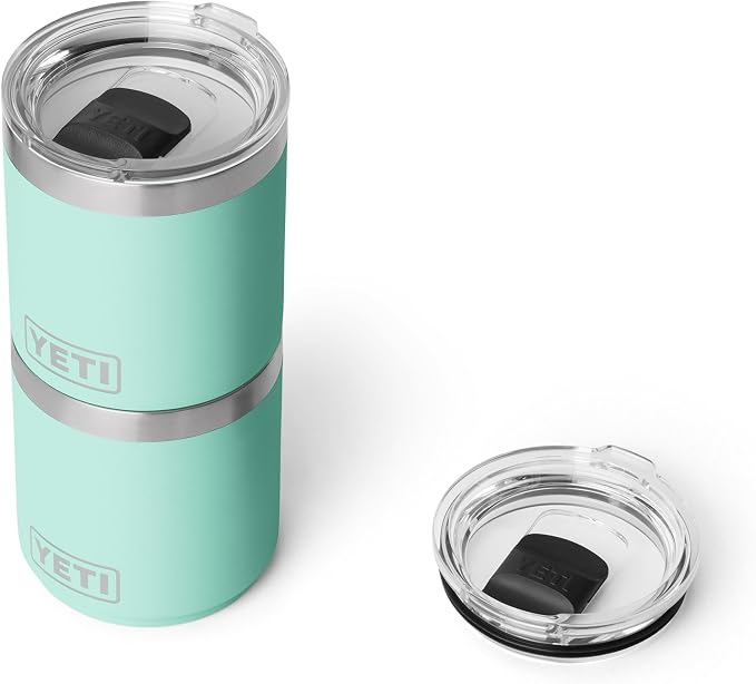 YETI Rambler 10 oz Ceramic Lined Lowball 2.0, Vacuum Insulated with MagSlider Lid, Seafoam