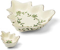 Lenox 898187 Holiday Tree Chip & Dip Set, Christmas Dishes, Festive Serveware