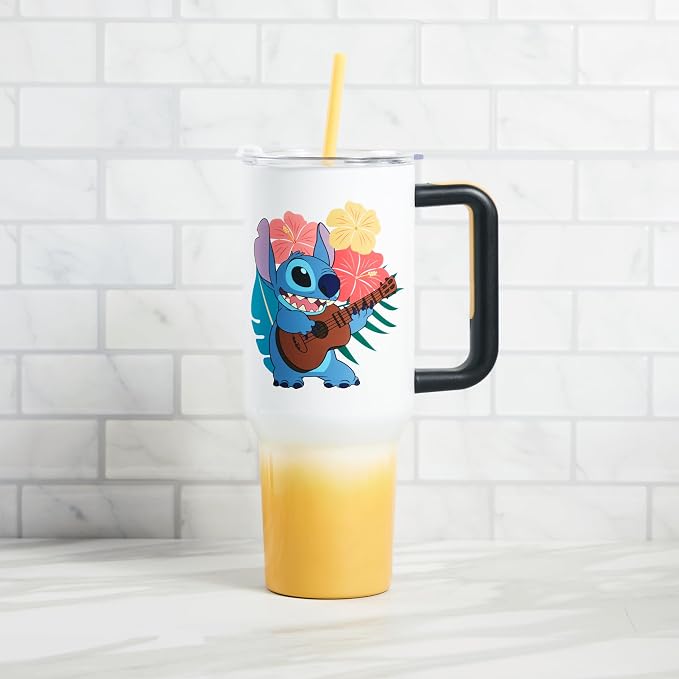Disney's Stitch Hawaiian 40 Oz. Stainless Steel Tumbler