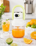 Portable Blender for Daily Smoothies - 33oz Large Capacity Personal Portable Blender, 38 Stainless Steel Blades for Ice & Frozen Fruit, USB-C Rechargeable with Smart LED Battery Monitor (Green)